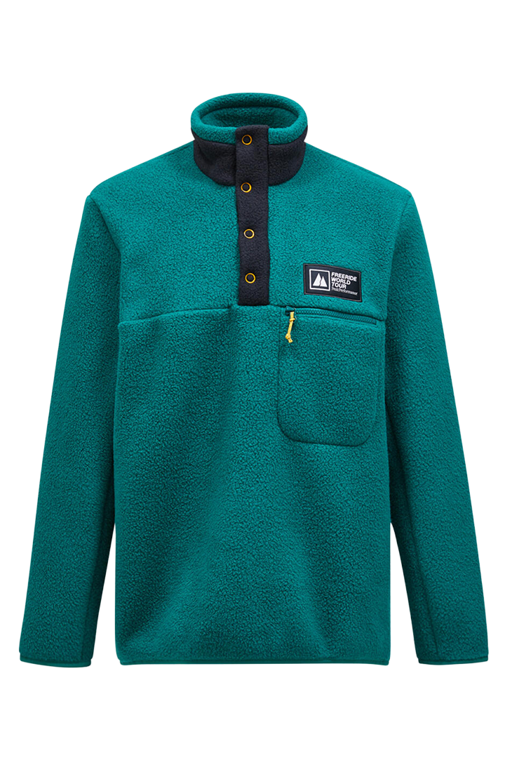 FWT FLEECE SNAP T-NECK M – Freeride World Tour