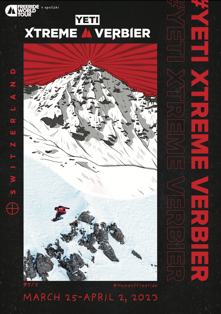 Poster - Xtreme Verbier 2023 – Freeride World Tour