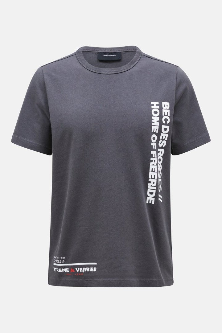 FWT24 T-shirt Gris Xtreme Verbier Unisex