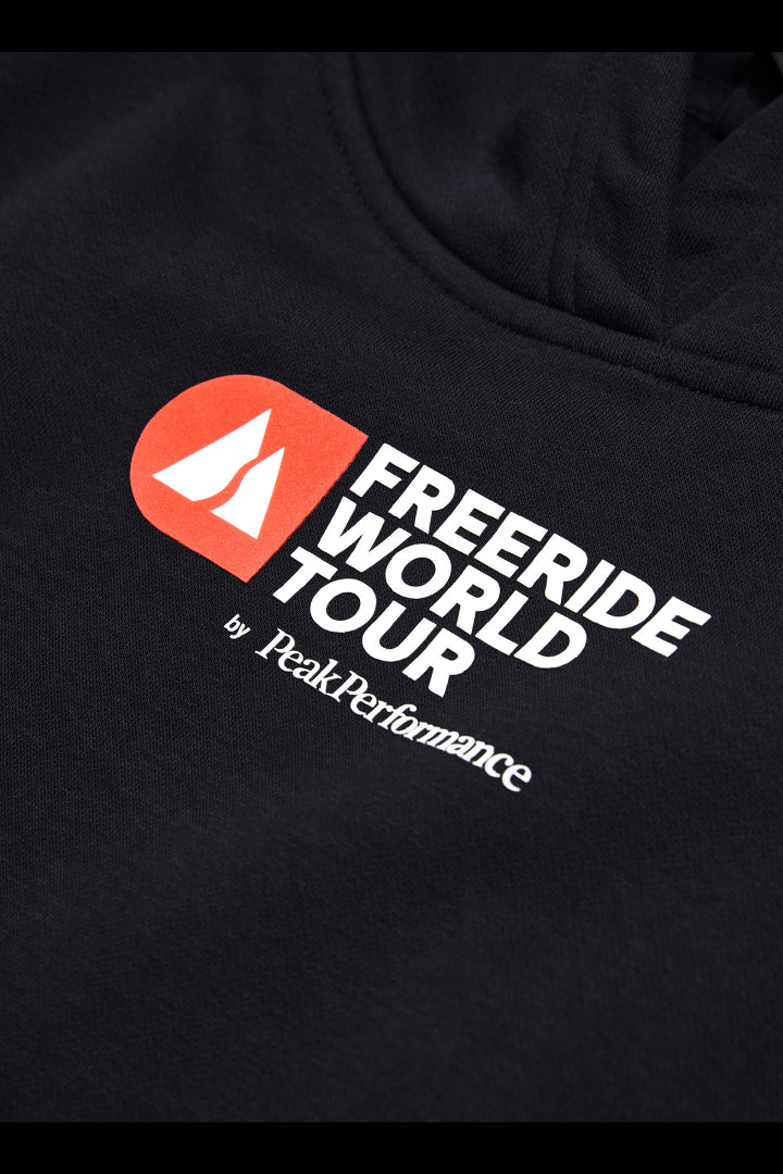 FWT25 Black Hoodie Kids – Freeride World Tour
