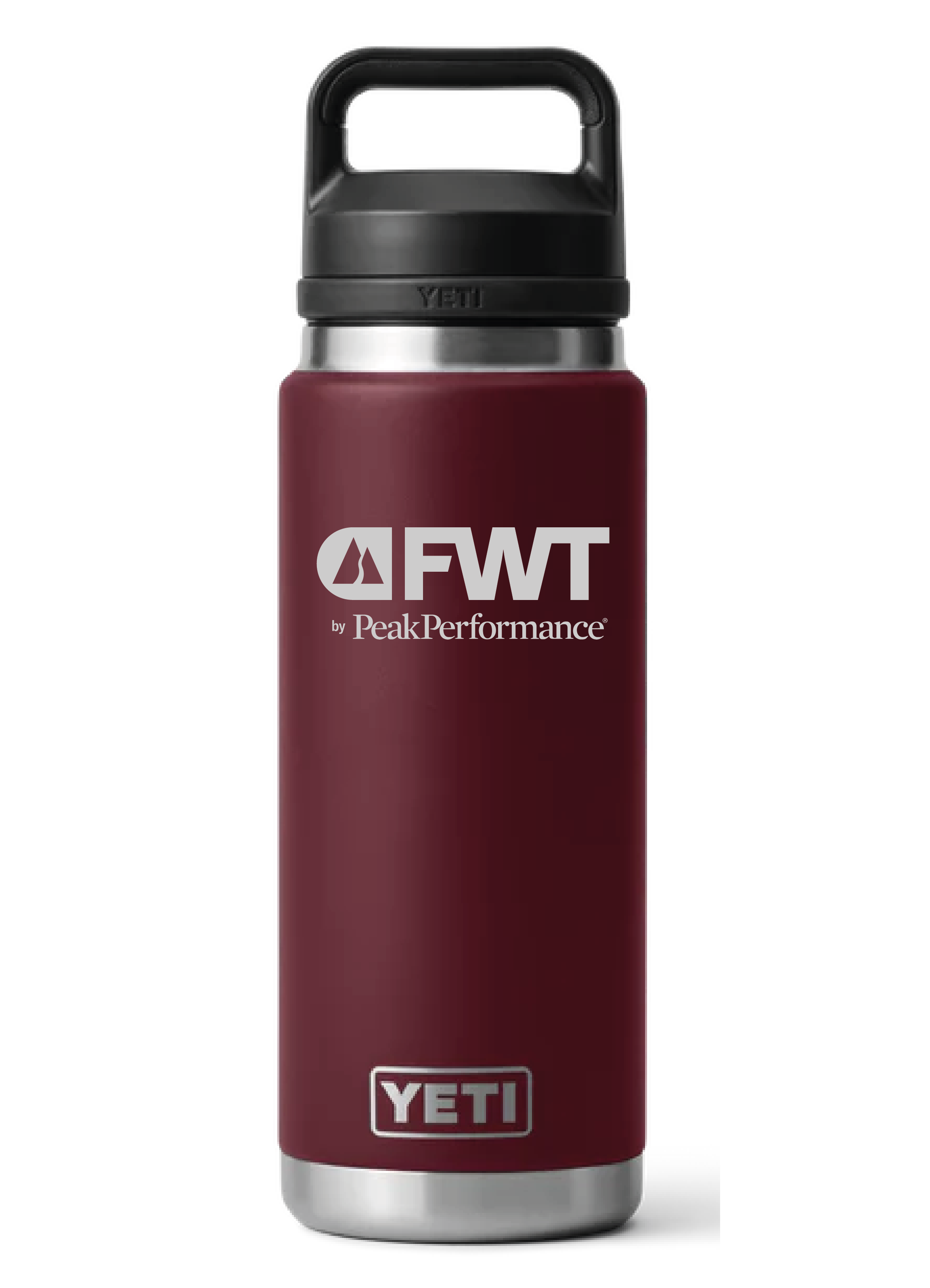 YETI Rambler Bottle 26 oz レッド YETI Rambler 26 oz Bottle with Chug Cap - Wild Vine Red