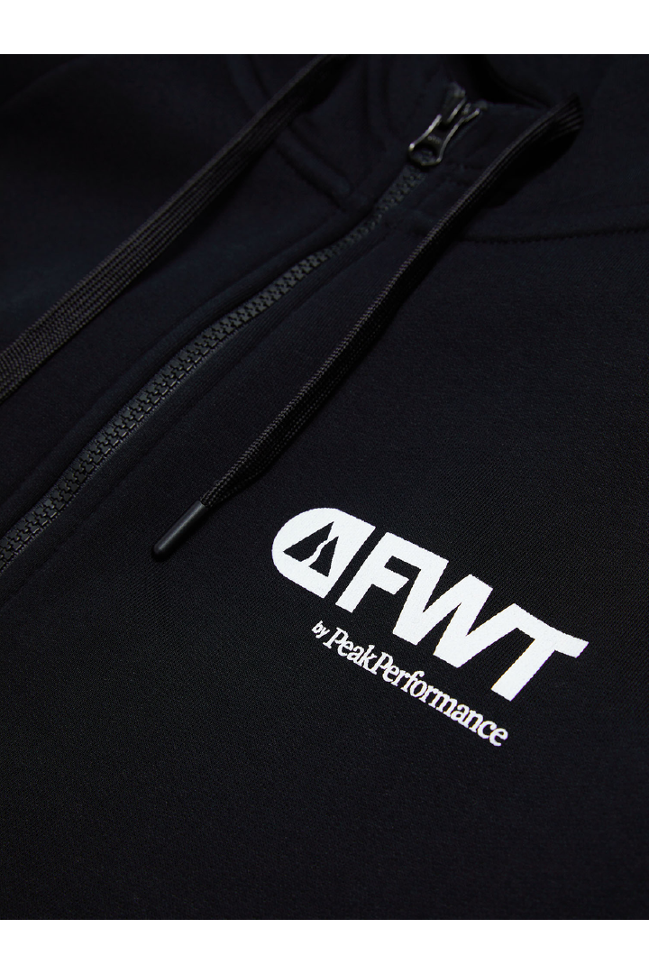 FWT25 Black Zip Hoodie Unisex