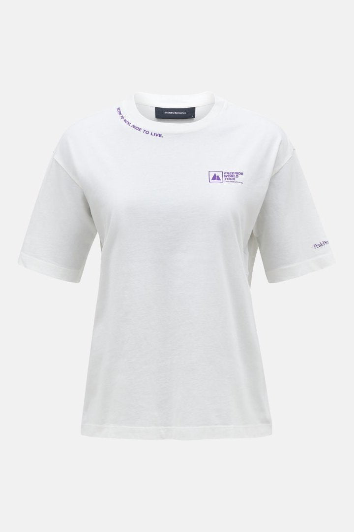 FWT24 White T-Shirt Women – Freeride World Tour