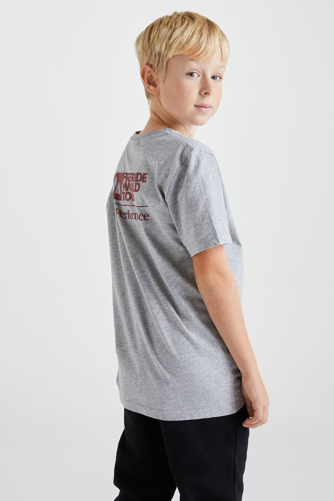 FWT23 T-Shirt Grey Kids